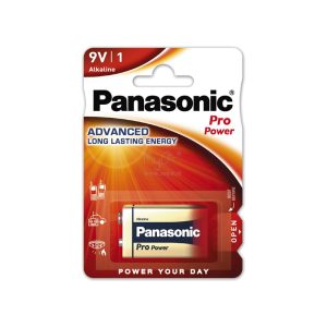 TRANSISTOR ALCALINA 9V – PANASONIC – PRO POWER - BLISTER DA 1PC