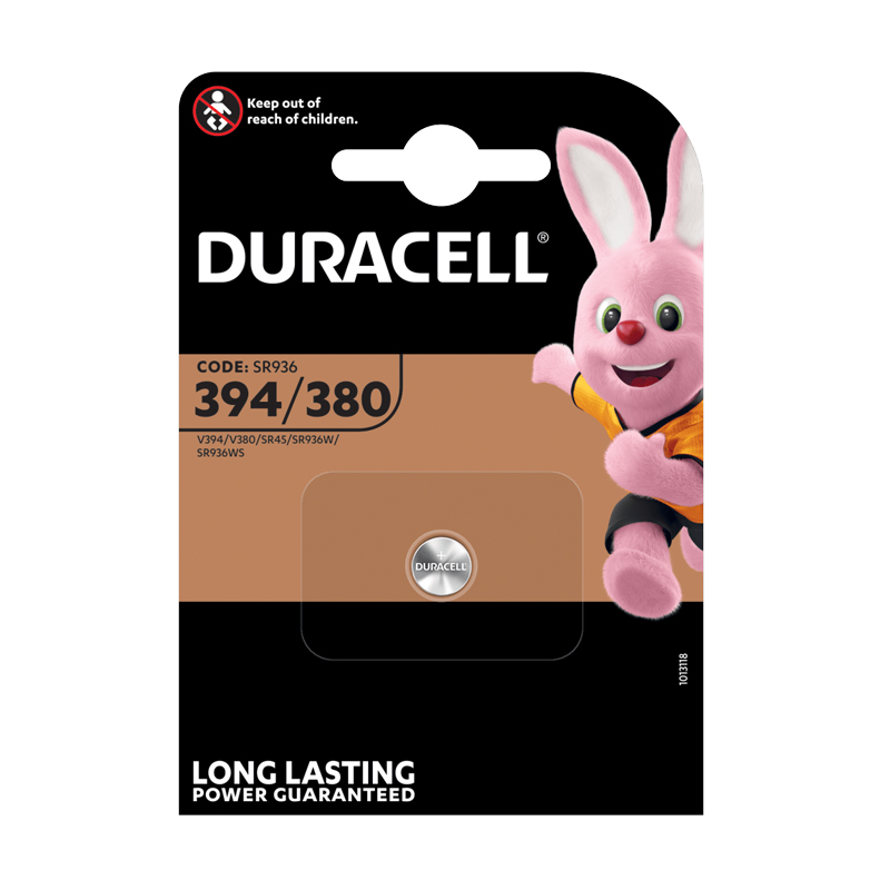 BOTTONE OSSIDO D’ARGENTO 394/380 – DURACELL – BLISTER DA 1PC
