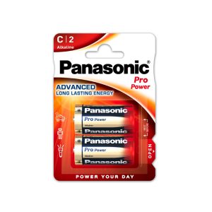 MEZZA TORCIA ALCALINA C – PANASONIC – PRO POWER - BLISTER DA 2PCS